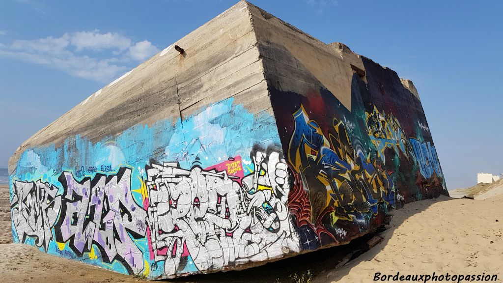 On espère que le bâtiment ne va pas terminer comme ce bunker qui n'a pas résisté aux tempêtes de 2014.